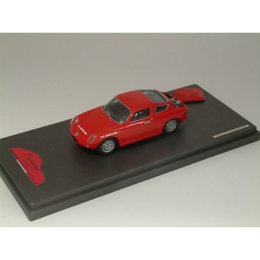 Fiat Abarth 1000 bialbero 1961 stradale rosso con motore - Standard Built 1:43 